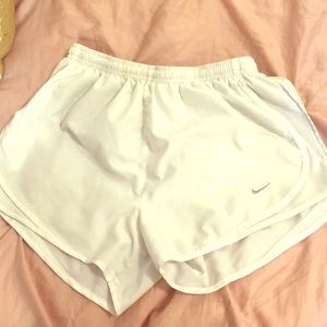 Medium white Nike shorts